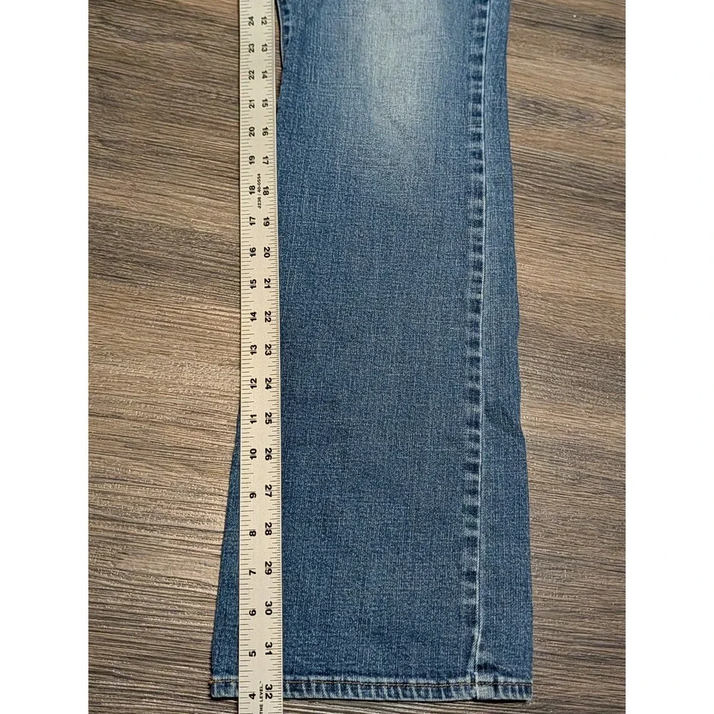 Levis 415 Relaxed Bootcut Jeans Womens 28 Blue Medium Wash Mid Rise Denim